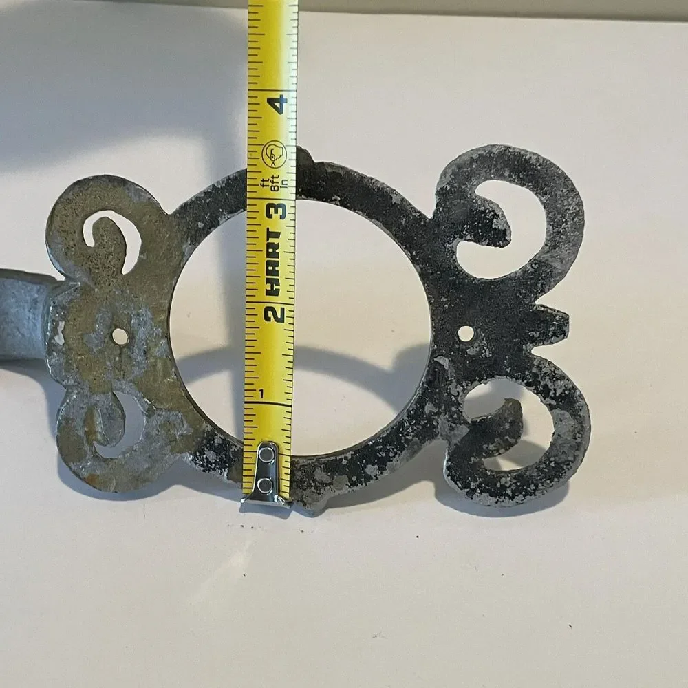 Vintage‎ Aluminum Ornate Door Handles Art Deco Mid-Century 12